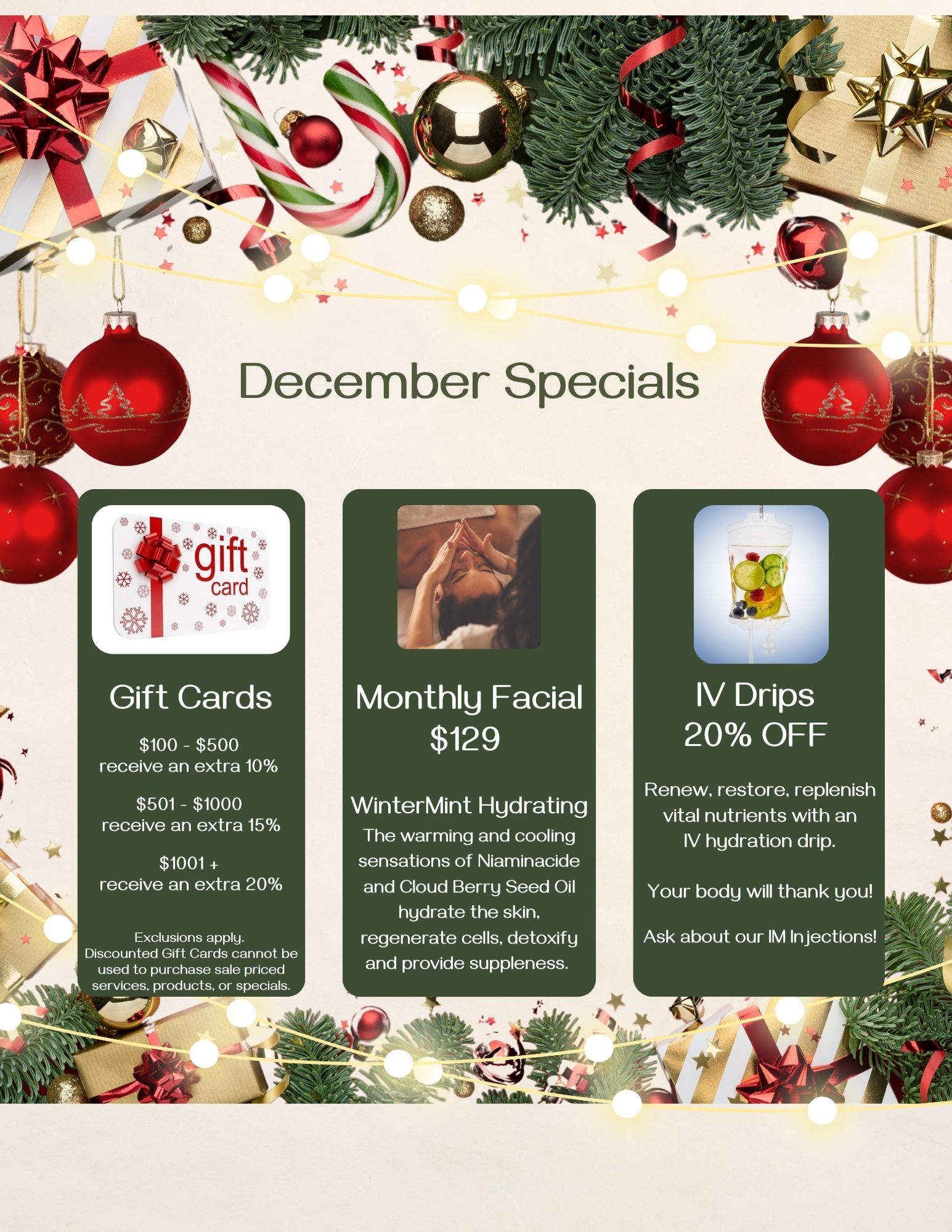december specials